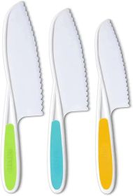 8-Piece Kids Kitchen Knife Set with Cutting Board and Peeler. (size: 3 pieces (8 inch))