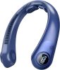 Rechargeable Hands-Free Neck Fan with LED Display and 5 Speeds.