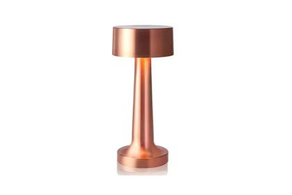Rechargeable Touch Dimming LED Table Lamp – Portable, Cordless, 3 Color Temperatures (Color: ROSE)