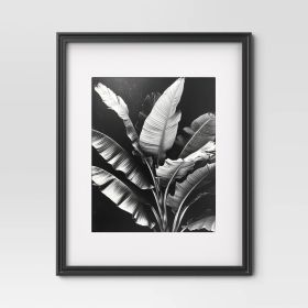 11"x14" Matted to 8"x10" Traditional Value Picture Frame (Color: Black)