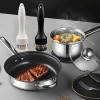 Stainless Steel Needle Meat Tenderizer with Non-Slip Handle.