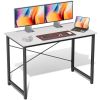 Modern Home Office Computer Desk with X-Shaped Reinforcement