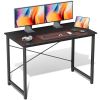Modern Home Office Computer Desk with X-Shaped Reinforcement