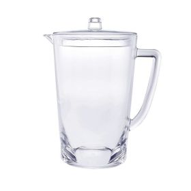 2.75-Quart BPA-Free Unbreakable Water and Juice Pitcher with Lid. (Color: as Pic)