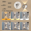 USB Rechargeable LED Wall Sconce with Motion Sensor and 3 Color Modes