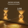 USB Rechargeable LED Wall Sconce with Motion Sensor and 3 Color Modes