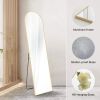 Floor Standing Mirror, Wall Mirror with Stand Aluminum Alloy Thin Frame,21''*64''