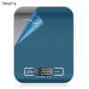 1pc 10KG/5KG Stainless Steel Digital Kitchen Scale with LCD Display.