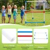 Ladder Ball Toss Game Set with 6 Balls, Scoreboard and Carry Bag