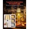 2-Pack Rechargeable Cordless Table Lamps with Stepless Dimming and Adjustable Height.