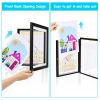Kids Front-Opening Wooden Art Display and Storage Frame.