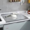 XXL Double-Sided Stainless Steel Cutting Board and Food Prep Tray.
