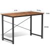 Modern Home Office Computer Desk with X-Shaped Reinforcement