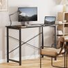 Modern Home Office Computer Desk with X-Shaped Reinforcement