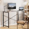 Modern Home Office Computer Desk with X-Shaped Reinforcement