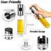 100ml Reusable Glass Olive Oil Sprayer for Cooking.