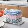 5/10-Pack 30x30cm Microfiber Kitchen Cleaning Cloths for Dishes and Surfaces.h
