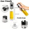 100ml Reusable Glass Olive Oil Sprayer for Cooking.