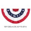 USA Stars and Stripes Pleated Fan Flag for July 4th Decoration.