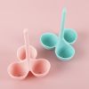 3-Hole Silicone Egg Poacher and Steamer Tray.