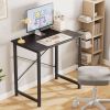 Modern Home Office Computer Desk with X-Shaped Reinforcement