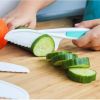 8-Piece Kids Kitchen Knife Set with Cutting Board and Peeler.