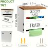 1PC Dual-Purpose Wooden Holder for Garbage Bags And Organization - Spacious