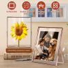 2-Piece Rose Gold Floating Picture Frame Set for 5x7 and 8x10 Photos.