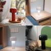 Rechargeable Mushroom Table Lamp with Touch Control for Bedside Decor.