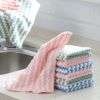 5/10-Pack 30x30cm Microfiber Kitchen Cleaning Cloths for Dishes and Surfaces.h
