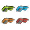 2-Piece Collapsible Silicone Colander Set with Handles.