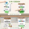 1PC Dual-Purpose Wooden Holder for Garbage Bags And Organization - Spacious