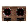7000W Portable Double Ceramic Cooktop with Timer and 11 Power Levels