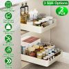 2-Piece Pull-Out Cabinet Organizer with Sliding Steel Drawers