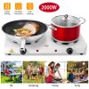 2000W Portable Double Electric Hot Plate with 5 Heat Settings
