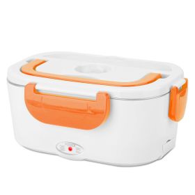 1L Portable Electric Lunch Box with Removable Compartments (Option: Orange)